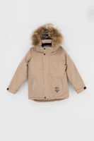 Комбинезон для мальчика Snowgenius H38-08 куртка + штаны на шлейках 116 см Бежевый (2000989630586W)  Фото №12