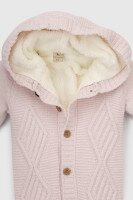 Комбинезон Unisex вязка дитячий Mini Papi 21006 Пудровий (2000990101198D)  Фото №3