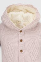 Комбинезон Unisex вязка дитячий Mini Papi 21006 Пудровий (2000990101198D)  Фото №2