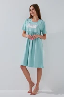 Комплект халат+нічна сорочка жіночий Nicoletta 7413 S Блакитний  Фото №3