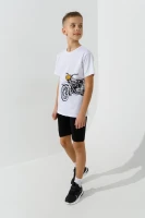 Костюм футболка+шорти для хлопчика Happy Kids 018 128 см Білий  Фото №0