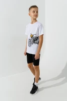 Костюм футболка+шорти для хлопчика Happy Kids 018 128 см Білий  Фото №0