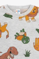 Костюм футболка+шорти для хлопчика Happy Kids 255 92 см Сірий  Фото №1