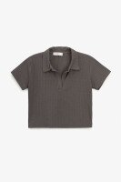 Костюм однотонный женский On me 25098 S Графитовый  Фото №0