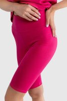 Костюм однотонный женский LAWA CTM WBC02312 футболка + шорты S Малиновый  Фото №3