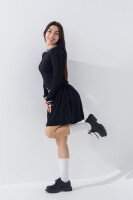 Костюм однотонний жіночий Park karon 10797 One Size Чорний (2000990622730D)  Фото №3