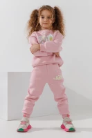 Костюм світшот+штани для дівчинки First Kids 50 92 см Рожевий  Фото №0