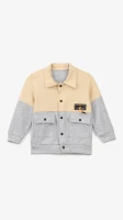 Костюм світшот+штани+кофта для хлопчика Mini Papi 25274 74 см Сірий  Фото №4