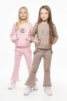 Костюмы для девочки (свитшот+штаны) Pop Fashion 7260 92 см Розовый (2000990158437D)(SC)  Фото №6