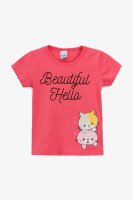 Костюм футболка+шорти для дівчинки Baby Show 16490 110 см Рожевий  Фото №6