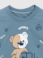 Костюм футболка+шорты для мальчика Baby Show 863 74 см Голубой  Фото №1