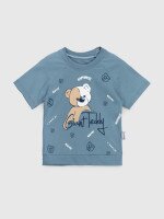Костюм футболка+шорты для мальчика Baby Show 863 74 см Голубой  Фото №0