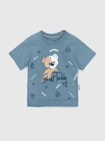 Костюм футболка+шорти для хлопчика Baby Show 863 74 см Блакитний  Фото №0