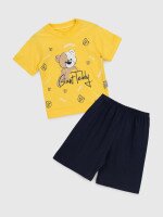 Костюм футболка+шорты для мальчика Baby Show 863 68 см Желтый
