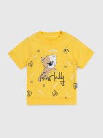 Костюм футболка+шорты для мальчика Baby Show 863 68 см Желтый  Фото №0