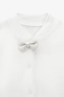 Костюм святковий для хлопчика Mini Papi 0215 56 см Молочний  Фото №1