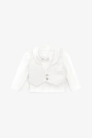 Костюм святковий для хлопчика Mini Papi 0215 56 см Молочний  Фото №9