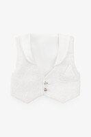 Костюм святковий для хлопчика Mini Papi 0215 56 см Молочний  Фото №4