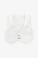 Костюм святковий для хлопчика Mini Papi 0215 56 см Молочний  Фото №4