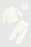 Костюм (розпашонка, повзуни, шапочка) Т14/4-ФТ62 62 см Різнокольоровий (4820000152471A)  Фото №1
