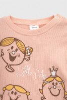 Костюм (світшот+штани) для дівчинки Baby Show 0003 68 см Персиковий (2000990338716D)  Фото №3