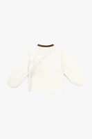 Костюм розпашенка+повзунки+шапка для малюків Baby Life А-305 56 см Коричнево-молочний  Фото №7