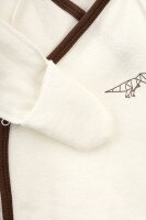 Костюм розпашенка+повзунки+шапка для малюків Baby Life А-305 56 см Коричнево-молочний  Фото №6