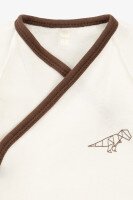 Костюм розпашенка+повзунки+шапка для малюків Baby Life А-305 56 см Коричнево-молочний  Фото №4