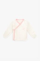 Костюм розпашенка+повзунки+шапка для малюків Baby Life А-305 68 см Рожево-молочний  Фото №0