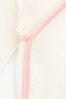 Костюм розпашенка+повзунки+шапка для малюків Baby Life А-305 68 см Рожево-молочний  Фото №6
