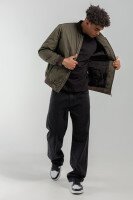 Куртка бомбер чоловіча 3K38 46 Хакі (2000990261236D)  Фото №4