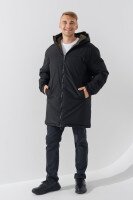 Куртка двостороння однотонна чоловіча 9906 S Хакі з чорним (2000990543622W)
