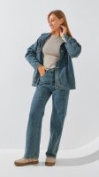 Купить Куртка джинсовая женская Lia Li 2393 XL Синий Артикул: 2000999183621 Миниатюра фотографии № 2
