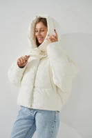 Куртка однотонная женская Towmy 3232 L Молочный  Фото №0