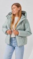 Куртка однотонная женская 410 50 Оливковый  Фото №1
