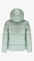 Куртка однотонная женская 410 54 Оливковый  Фото №3