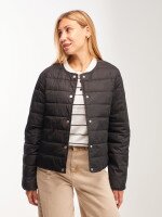 Купить Куртка однотонная женская GENUA G01116-0003 L Черный Артикул: 2000999415753 Миниатюра фотографии № 1