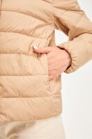 Купити Куртка однотонна жіноча GENUA G01116-0003 XS Бежевий Артикул: 2000999415784 Фото мініатюра № 4