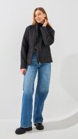 Купить Куртка однотонная женская GENUA G01116-0004 2XL Черный Артикул: 2000999415838 Миниатюра фотографии № 2