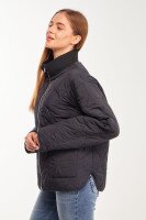 Купить Куртка однотонная женская GENUA G01116-0005 2XL Черный Артикул: 2000999415685 Миниатюра фотографии № 5
