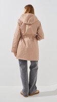 Купить Куртка однотонная женская GENUA G01116-0008 S Бежевый Артикул: 2000999416101 Миниатюра фотографии № 6