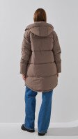 Куртка однотонная женская On me 2431-F341 S Кофейный  Фото №3