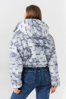 Куртка з візерунком жіноча On me 5229 2XL Сірий  Фото №1
