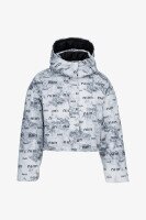 Куртка з візерунком жіноча On me 5229 2XL Сірий  Фото №4
