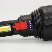 Фонарь светодиодный C56762 аккумуляторный 4 режима работы Разноцветный (2000990071804)  Фото №0