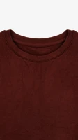 Лонгслів однотонний жіночий Bclothing 8837 S Бордовий  Фото №0