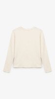 Лонгслив однотонный женский Bclothing 8837 S Молочный  Фото №2