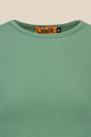 Лонгслив однотонный женский LAWA WBC02348 XS Оливковый  Фото №4
