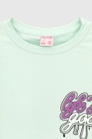Лонгслив с принтом для девочки Baby Show 2392 134 см Мятный (2000989919742D)  Фото №5
