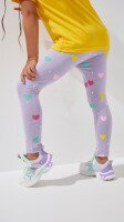 Лосины с узором для девочки Aura Style 879 92 см Сиреневый  Фото №2